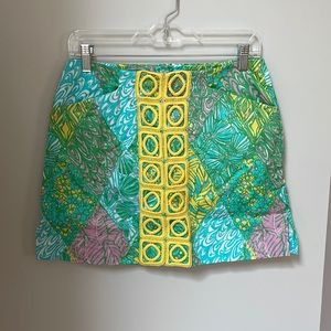 Lilly Pulitzer Marigold skort style #92301 Sundance size 4 EUC